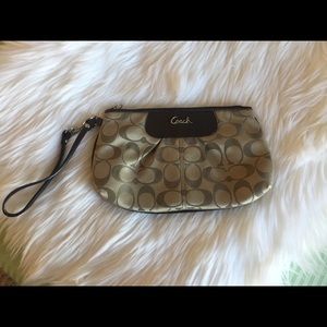Coach Signature Wristlet